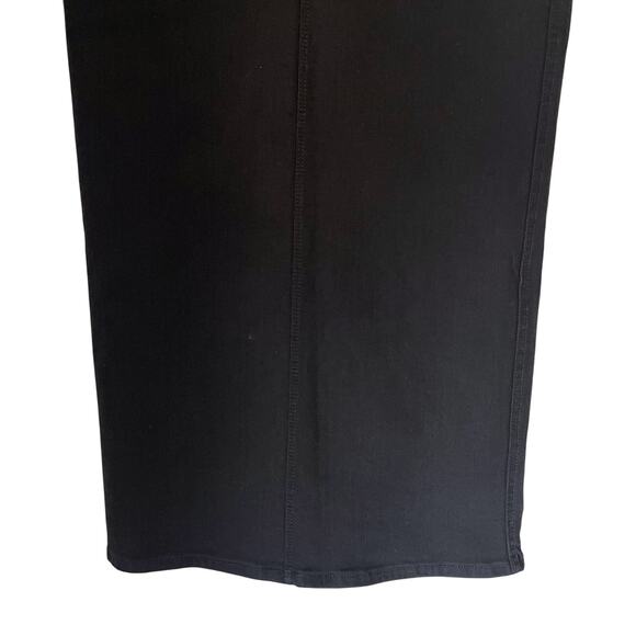MOTHER NWT The Flagpole Demin Maxi Skirt in Black Size 28 - Picture 11 of 15